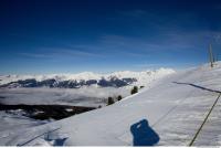 Photo Texture of Background Snowy Mountains