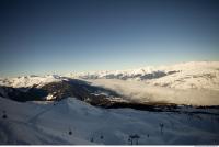 Photo Texture of Background Snowy Mountains