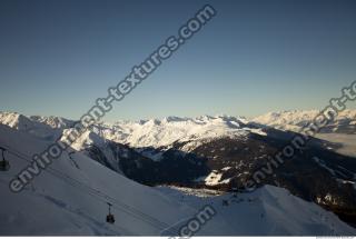 Photo Texture of Background Snowy Mountains