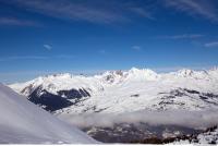 Photo Texture of Background Snowy Mountains