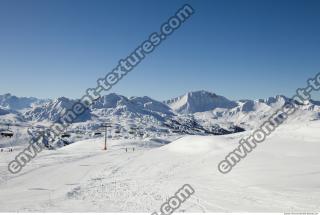 Photo Texture of Background Snowy Mountains