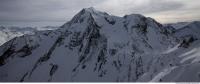 Photo Texture of Background Snowy Mountains