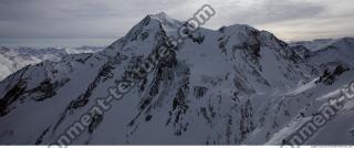 Photo Texture of Background Snowy Mountains