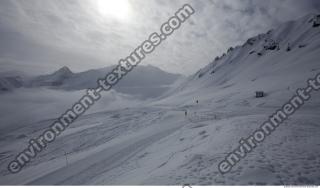 Photo Texture of Background Snowy Mountains