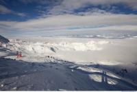 Photo Texture of Background Snowy Mountains