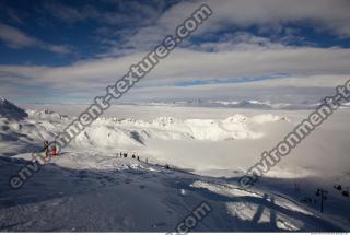 Photo Texture of Background Snowy Mountains