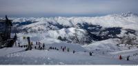 Photo Texture of Background Snowy Mountains