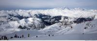 Photo Texture of Background Snowy Mountains