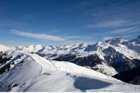 Photo Texture of Background Snowy Mountains