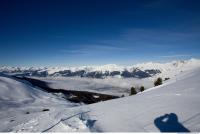 Photo Texture of Background Snowy Mountains