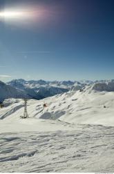 Photo Textures of Background Snowy Mountains