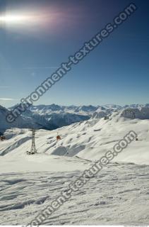 Photo Texture of Background Snowy Mountains