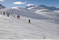 Photo Textures of Background Snowy Mountains