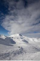 Photo Texture of Background Snowy Mountains