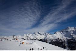 Photo Textures of Background Snowy Mountains