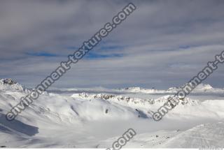 Photo Texture of Background Snowy Mountains