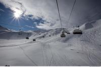 Photo Texture of Background Snowy Mountains