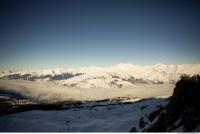 Photo Texture of Background Snowy Mountains