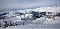 Photo Textures of Background Snowy Mountains