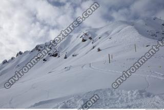 Photo Texture of Background Snowy Mountains