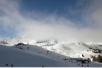 Photo Texture of Background Snowy Mountains