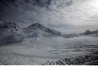 Photo Texture of Background Snowy Mountains