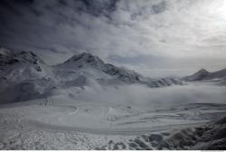 Photo Textures of Background Snowy Mountains