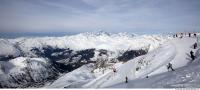 Photo Texture of Background Snowy Mountains