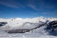 Photo Texture of Background Snowy Mountains