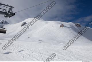 Photo Texture of Background Snowy Mountains