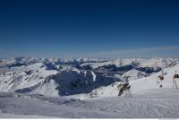 Photo Texture of Background Snowy Mountains