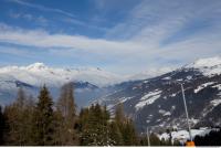 Photo Texture of Background Snowy Mountains