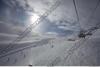 Photo Texture of Background Snowy Mountains