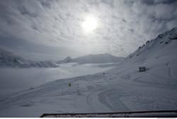 Photo Textures of Background Snowy Mountains