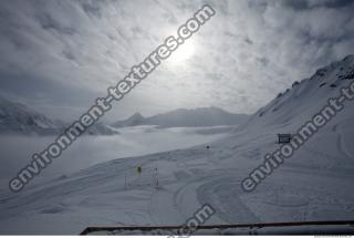 Photo Texture of Background Snowy Mountains