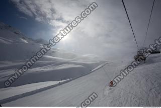 Photo Texture of Background Snowy Mountains