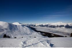 Photo Textures of Background Snowy Mountains