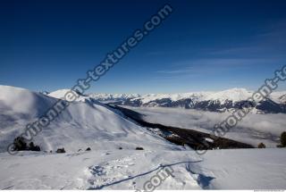 Photo Texture of Background Snowy Mountains