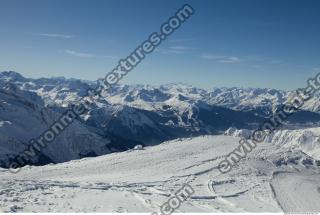 Photo Texture of Background Snowy Mountains