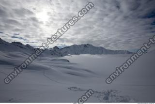 Photo Texture of Background Snowy Mountains