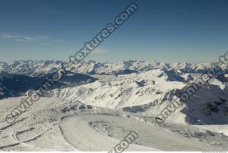 Photo Texture of Background Snowy Mountains