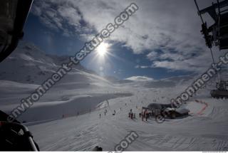 Photo Texture of Background Snowy Mountains