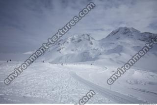 Photo Texture of Background Snowy Mountains