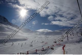 Photo Texture of Background Snowy Mountains