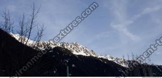 Photo Texture of Background Snowy Mountains