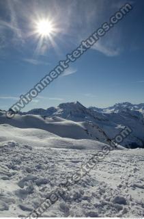 Photo Texture of Background Snowy Mountains