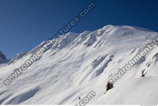 Photo Texture of Background Snowy Mountains