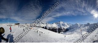 Photo Textures of Background Snowy Mountains