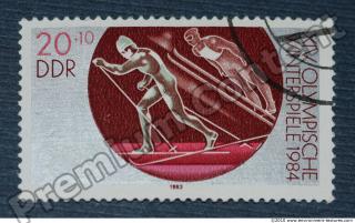 Photo Texture of Postage Stamp