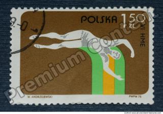 Photo Texture of Postage Stamp